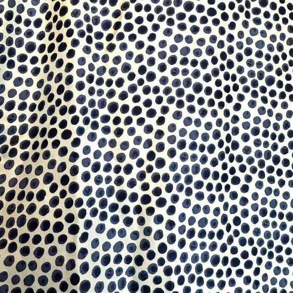 J. Crew Silk Ruffle Collar Polka Dot Sleeveless Button Up Blouse size 0 - Picture 6 of 6